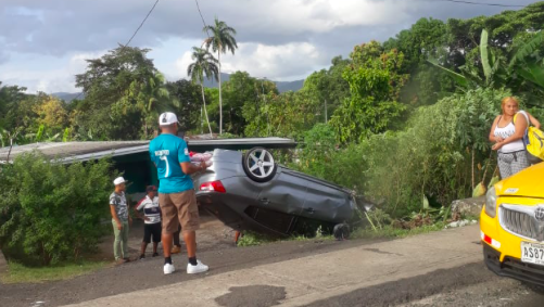 Vuelcos, autos incendiados y otros hechos de tránsito