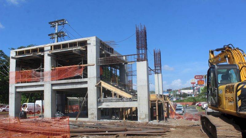 Puente de la UTP con avance del 65%