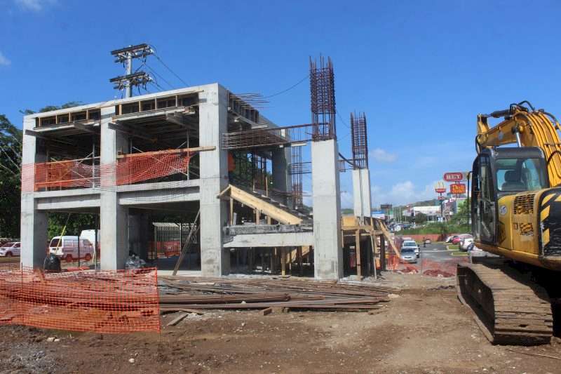 Puente de la UTP con avance del 65%