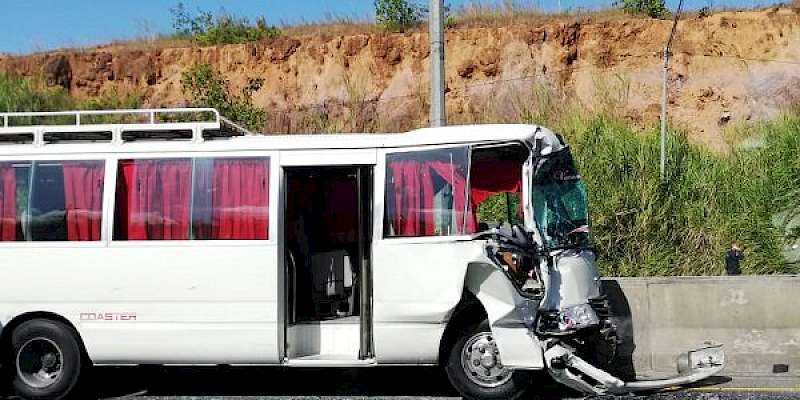 Tres heridos por colisión en Panamá Oeste
