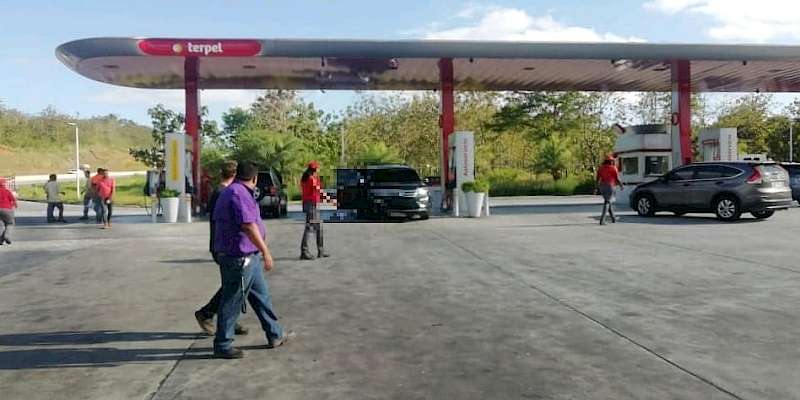 Asesinato en plena estación de combustible en Colón