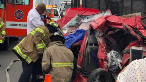 Un herido por fuerte accidente en el Corredor Sur