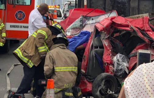 Un herido por fuerte accidente en el Corredor Sur