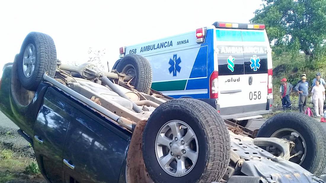 Vuelco deja siete heridos