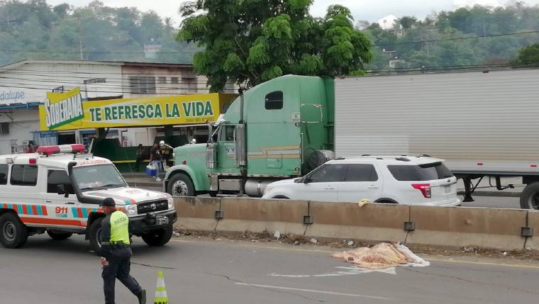 Muerto por atropello en la vía Interamericana