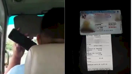 DNOT aplica multa a conductor de una chivita
