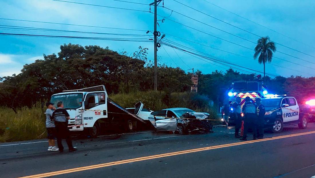Tres muertos por accidente de tránsito en San Carlos