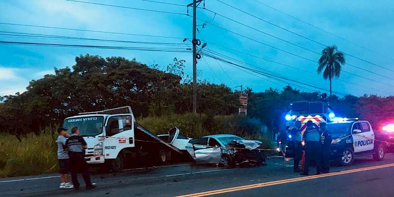 Tres muertos por accidente de tránsito en San Carlos