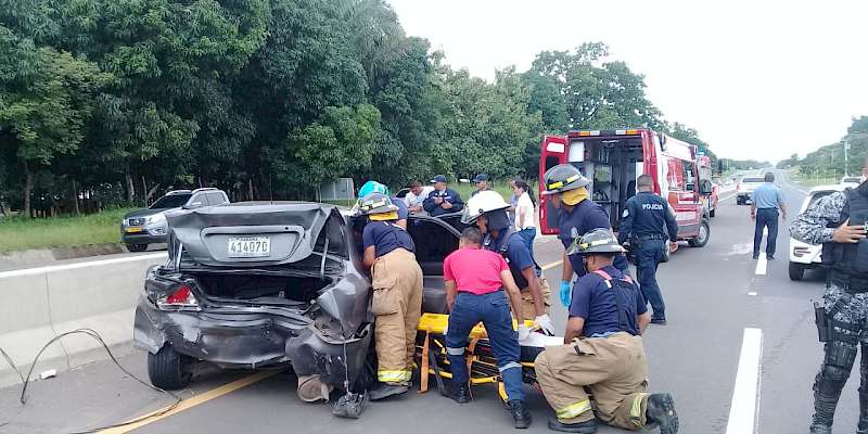 Siete lesionados en accidente de tránsito en Veraguas