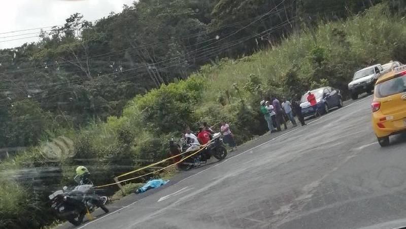 Ciclista muere atropellado en Colón