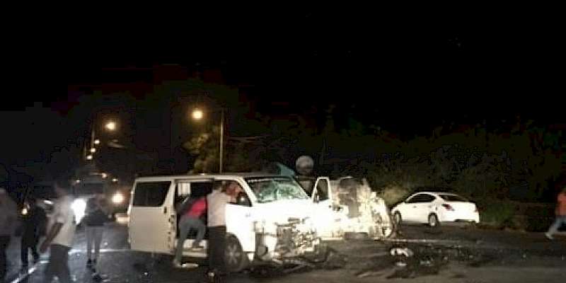 Al menos 12 heridos por accidente en Veracruz