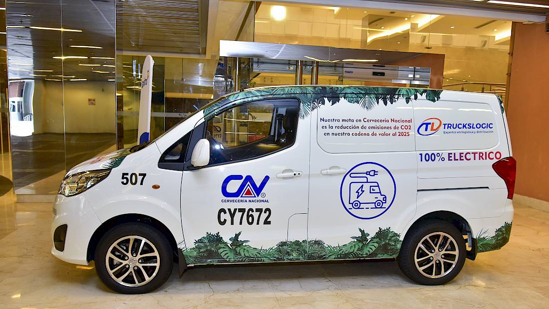 Primer vehículo de carga eléctrico en Panamá