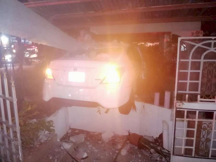 Vehículo se estrelló con una casa en Arraiján, el responsable es miembro del Senan