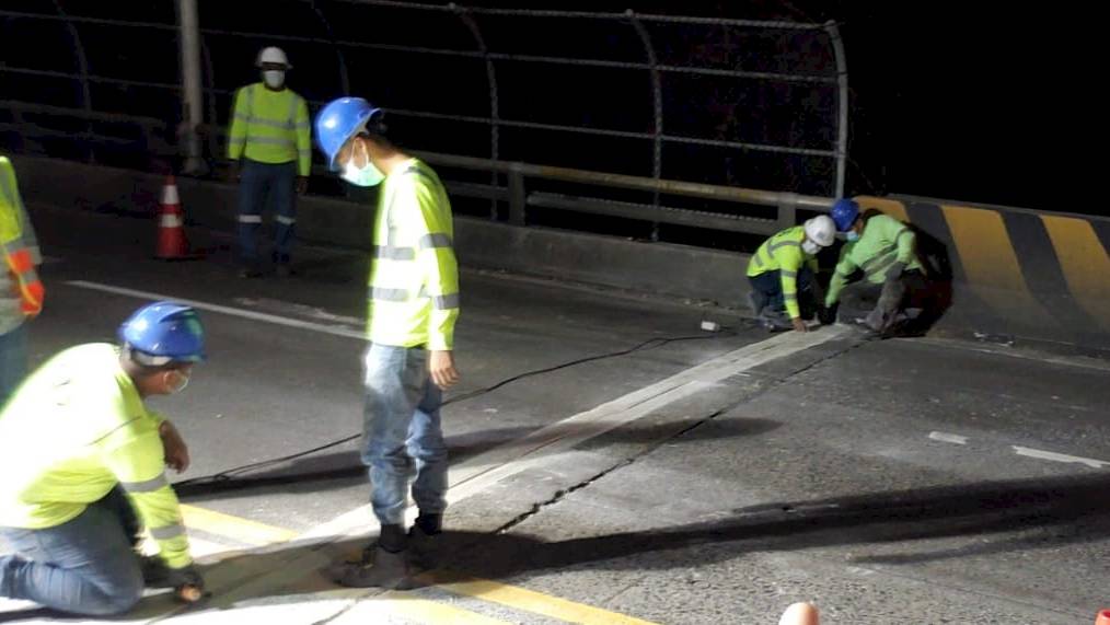 Mop continúa con los trabajos en el puente de Las Américas