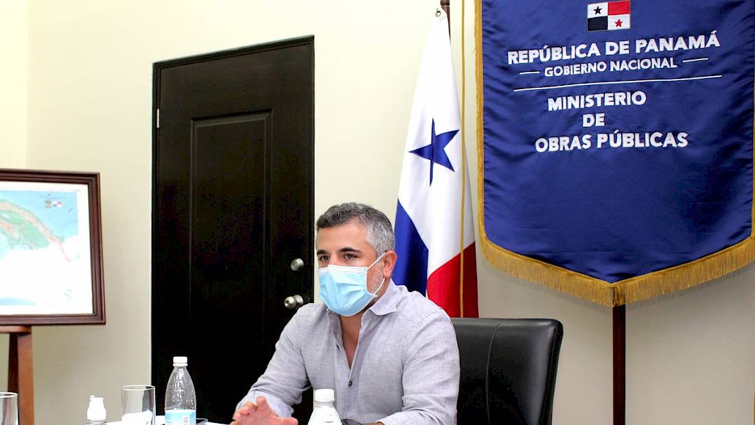 Ministro Sabonge habla sobre la gestión del MOP en la pandemia