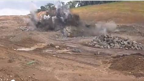 El 27 de agosto se realizarán trabajos de voladura a la altura de Cocolí