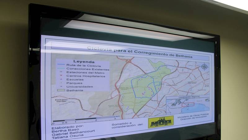 Presentan plan piloto de ciclovías en Bethania y San Francisco al MOP