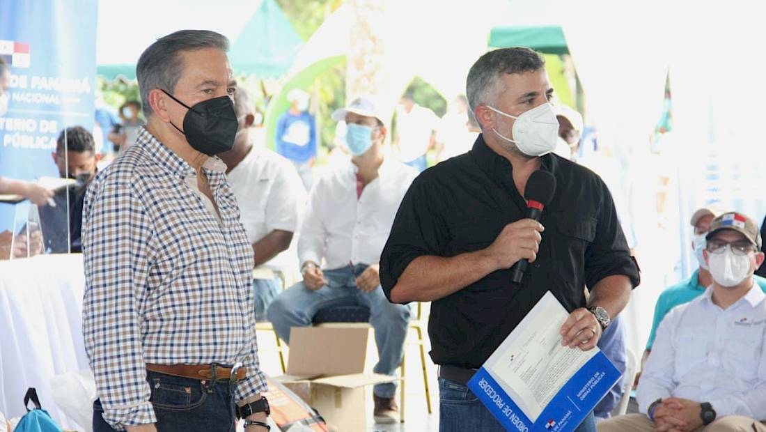 Entregan orden de proceder para la rehabilitación de vías en la provincia de Colón