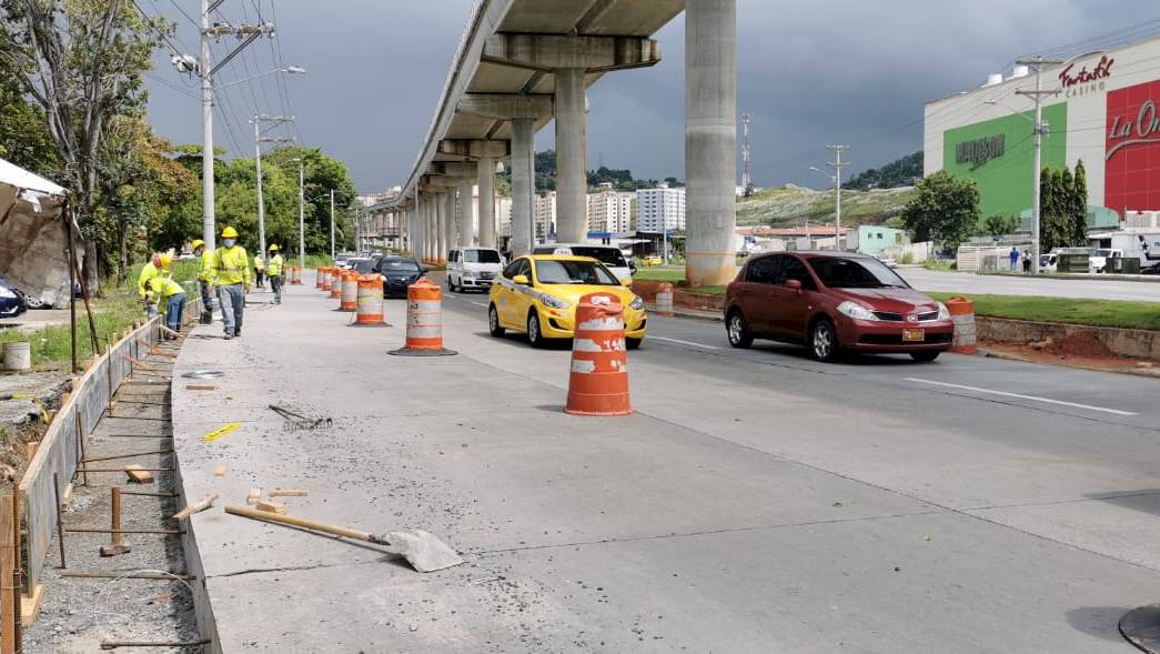 Avanzan trabajos en la vía Transítmica, Tramo: Plaza Ágora – Estación San Isidro
