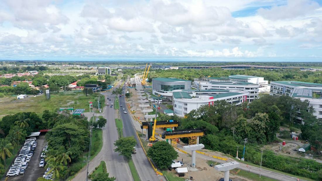 Metro de Panamá anuncia trabajos de montajes de vigas en el Corredor Sur