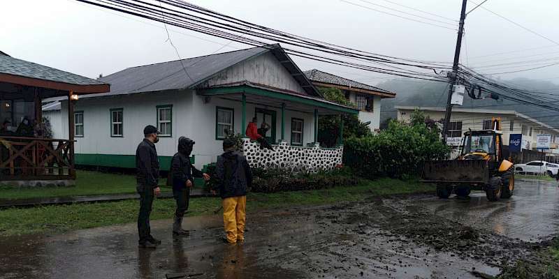 MOP trabaja en diferentes puntos de Chiriquí afectados por derrumbes