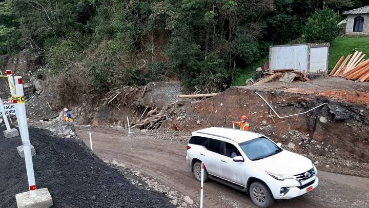 Se abre provisionalmente ruta de Chiriquí a Bocas del Toro