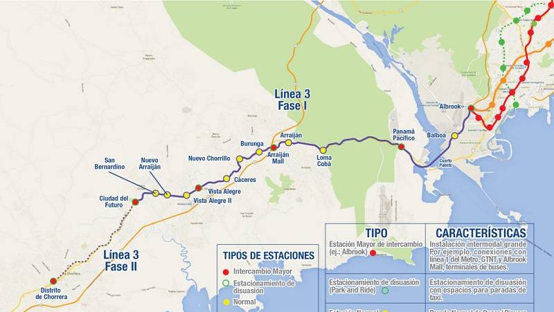 Contraloría refrendó Línea 3 del Metro de Panamá