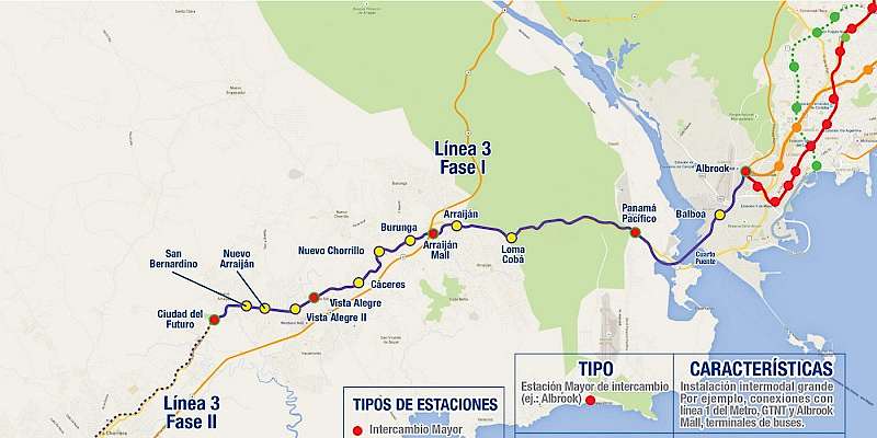Contraloría refrendó Línea 3 del Metro de Panamá