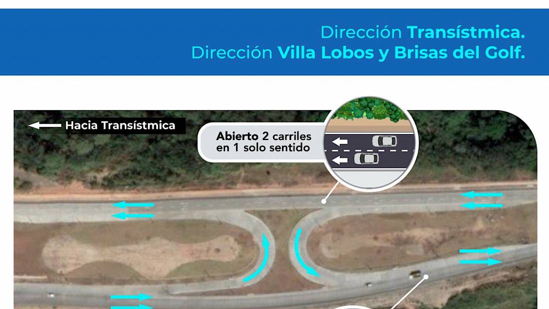 Apertura parcial de los cuatro carriles del proyecto Corredor Panamá Norte