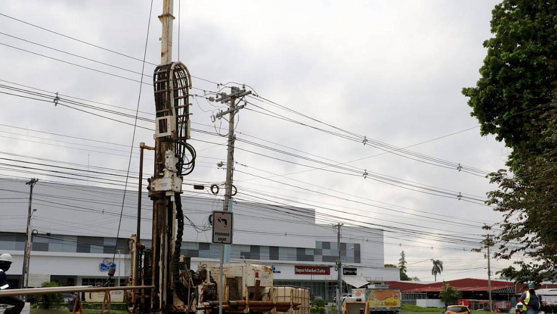 Concluyen los estudios de suelo del proyecto de Extensión hasta Villa Zaita