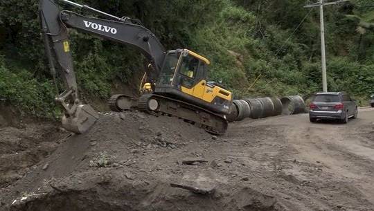 Cierre de la vía Volcán a Río Sereno de lunes a viernes
