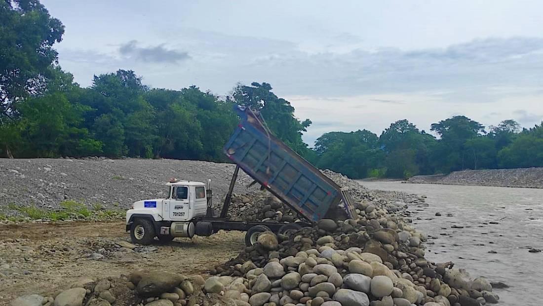 Concluyen trabajos de dragado sobre río Chiriquí Viejo