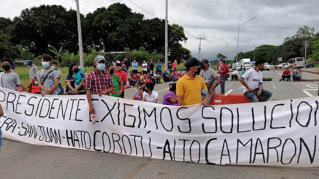 Autoridades del MOP se reúnen con directivos de la comarca Ngäbe-Buglé y acuerdan reapertura de la carretera Panamericana
