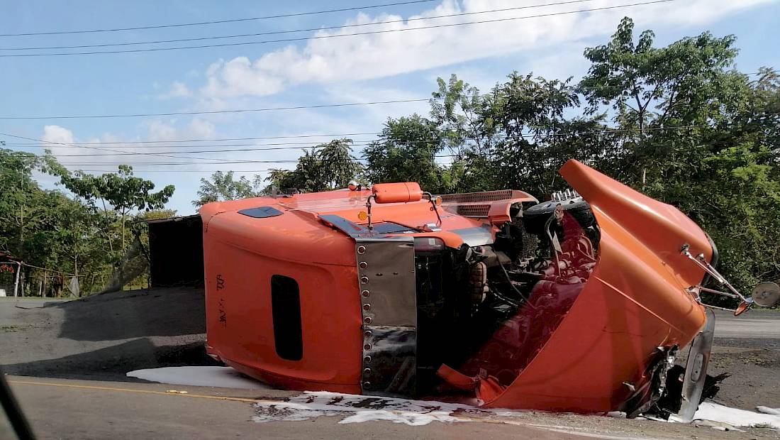 Persecución policial termina en accidente en Panamá Este
