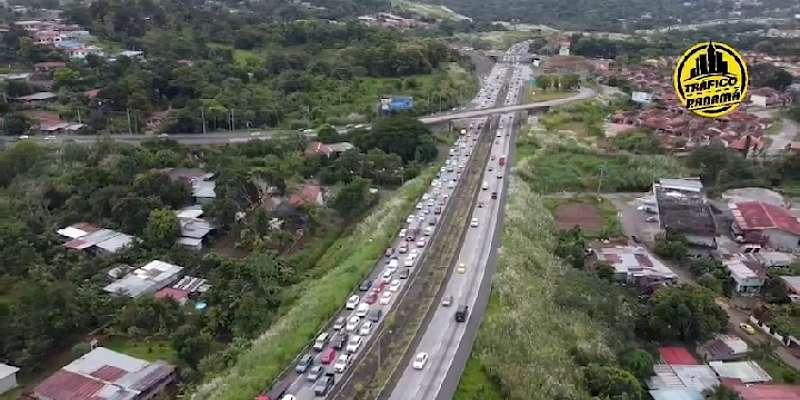 ATTT anuncia inversión de carriles en la vía Centenario mientras se hacen trabajos en Loma Cová