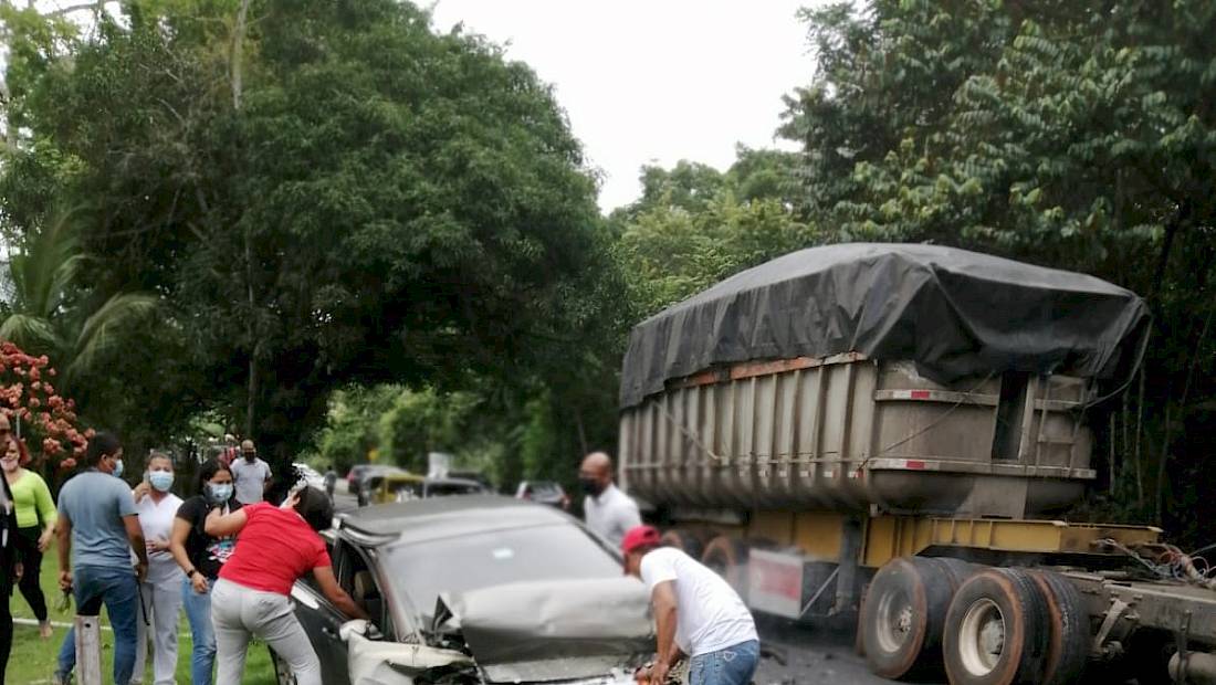Víctima fatal por accidente en la vía Omar Torrijos Herrera en Paraíso