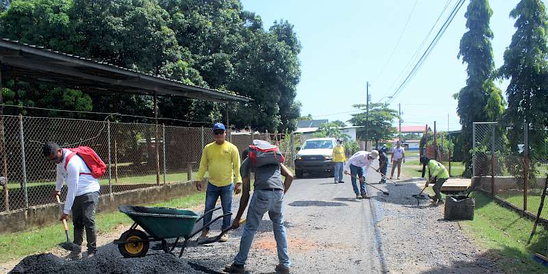 Continúan trabajos de rehabilitación de vías en los distritos de Chame, San Carlos, Capira y La Chorrera