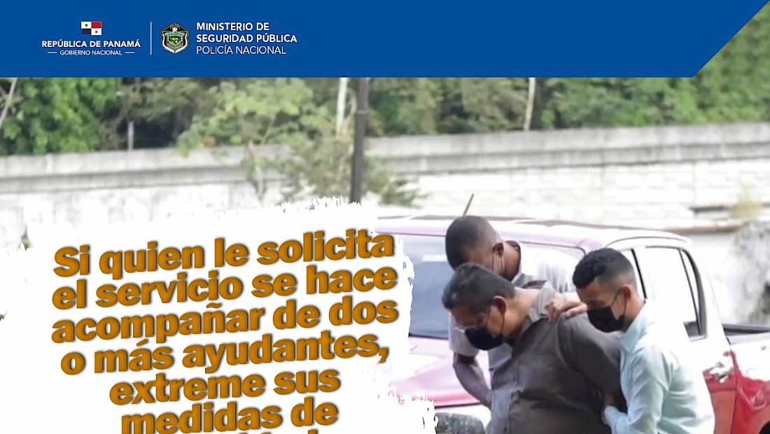 Policía Nacional lanza campaña de prevención de robo y privación de libertad en el servicio de acarreos
