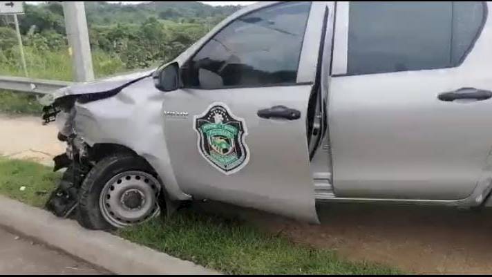 Conductor bajo los efectos del alcohol, colisionó un patrulla