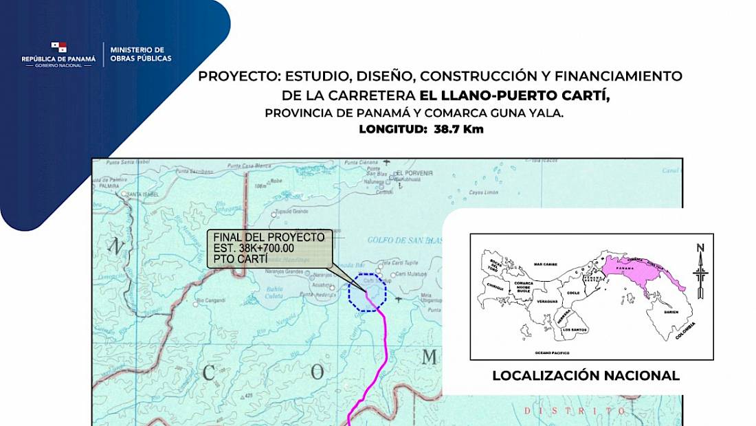 Nuevo proyecto carretero El Llano – Puerto Cartí en espera de ser refrendado por la Contraloría