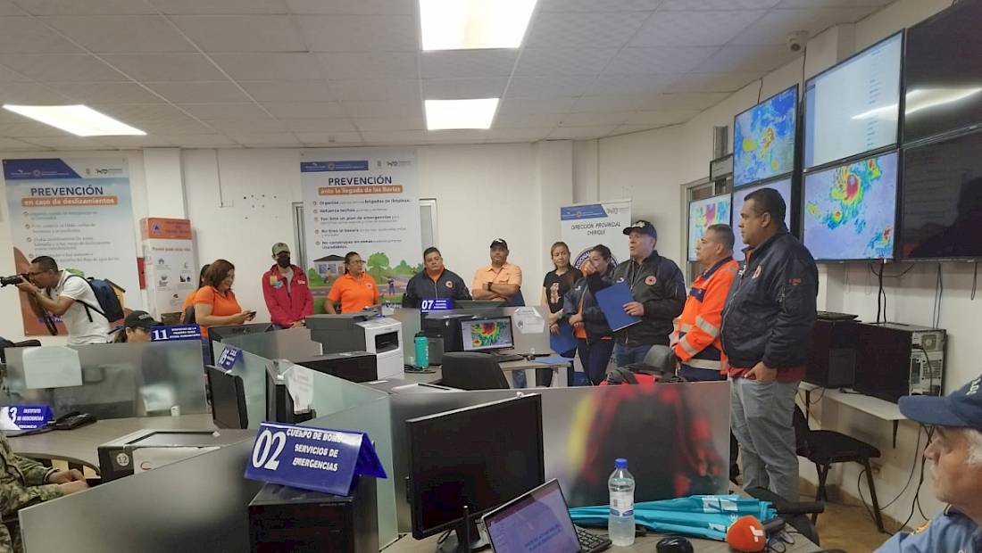 MOP se mantiene activo ante efectos de la tormenta tropical Julia