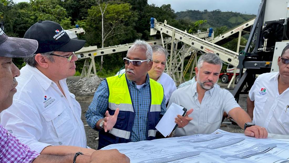 Titular del MOP realiza recorrido al proyecto de la carretera, Paso Canoas- Río Sereno-Piedra Candela, en Chiriquí