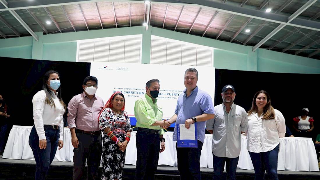 Se entrega la orden de proceder para nuevo proyecto carretero El Llano – Puerto Cartí