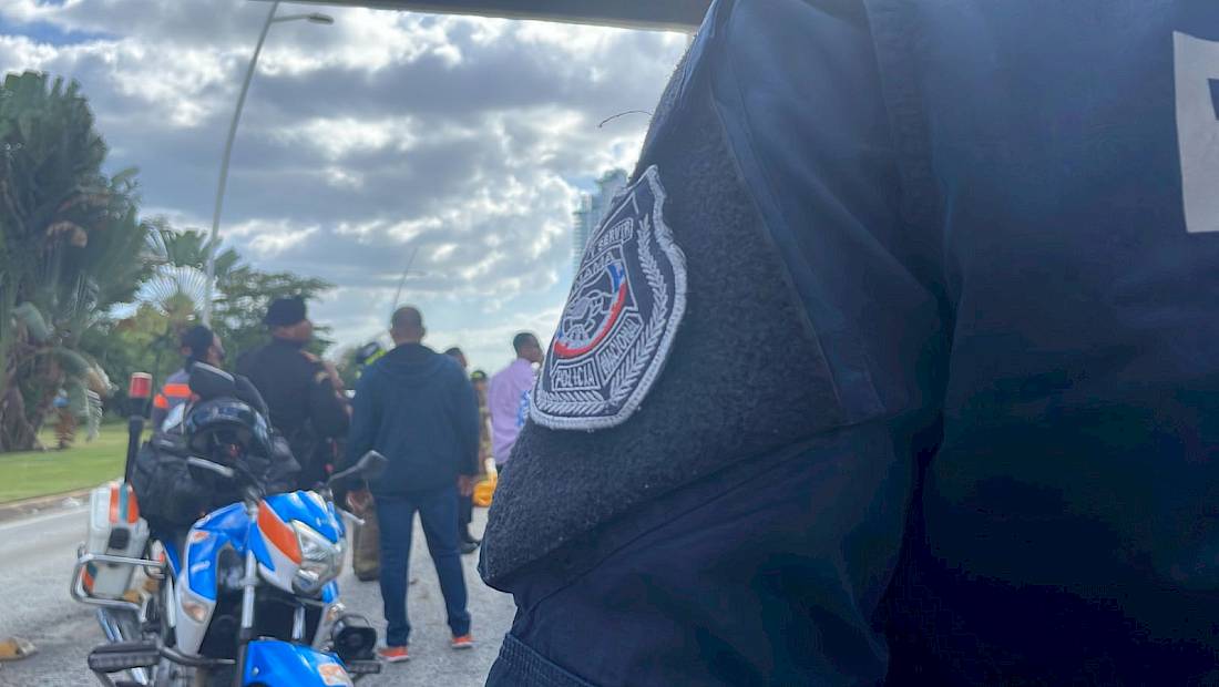 Fuerza de Tarea Conjunta evita que una mujer se lanzara de un puente peatonal en la Cinta Costera