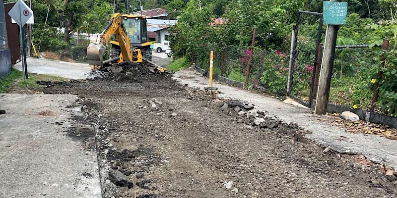 MOP y la Junta Comunal de Alcalde Díaz realizan trabajos en Quebrada Ancha en Chilibre