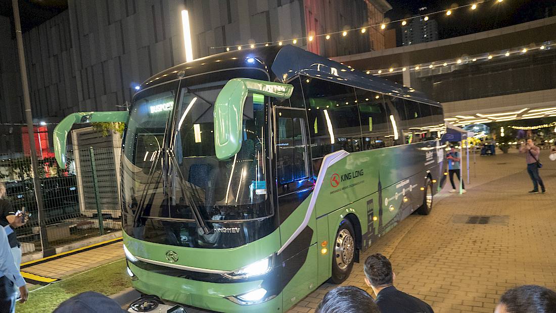 Llegó a Panamá el primer E-Bus interprovincial 100% eléctrico
