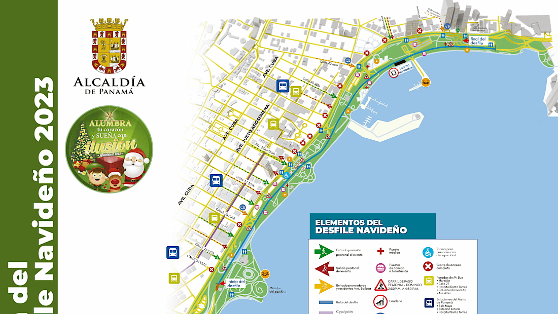 Horarios, desvíos y facilidades del Desfile de Navidad ‘Alumbra tu corazón y sueña con ilusión’