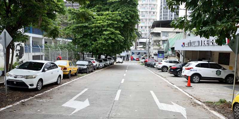 Cambios en la circulación en dos vías en el corregimiento de San Francisco
